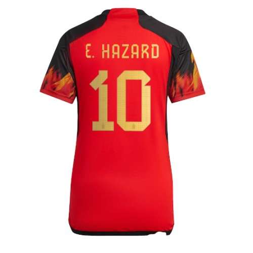 Belgija Eden Hazard #10 Domaci Dres za Ženska SP 2022 Kratak Rukav